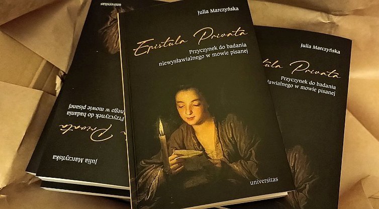 Julia Marczyńska „Epistula privata” – nowa książka wykładowczyni WIT