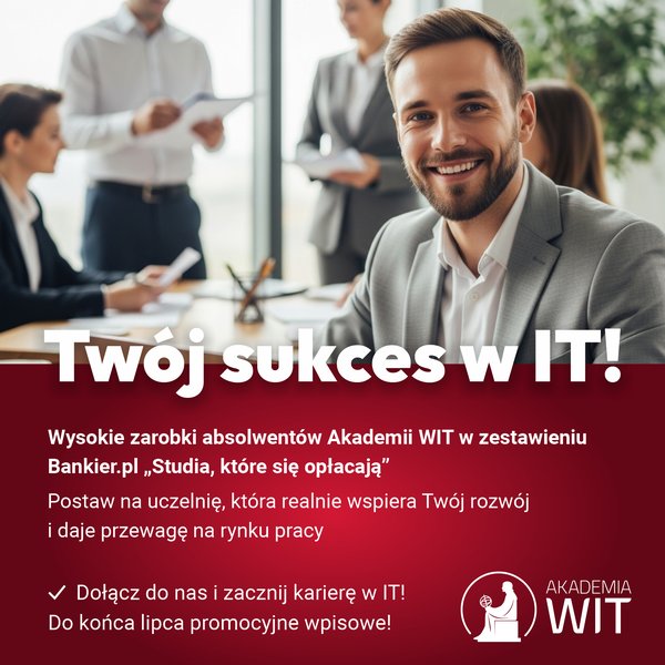 WIT w Top 3 zarobków na Mazowszu