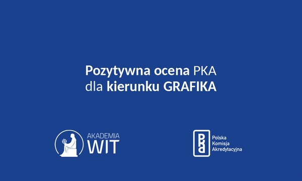 🎓 Akredytacja | Grafika z pozytywną oceną PKA