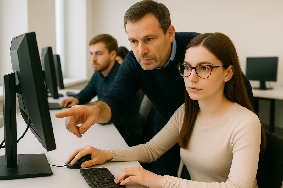 Studentka informatyki magisterskiej