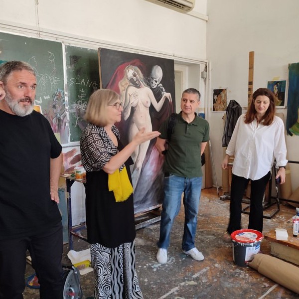 Fotorelacja z wizyty Anny Kłos na Wydziale Grafiki Akademii Sztuk Pięknych w Splicie