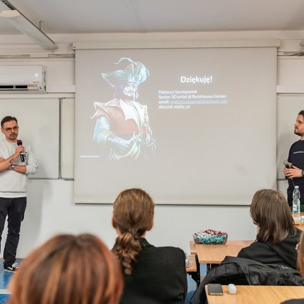 Warsztat z modelowania postaci 3D prowadzony przez Mateusza Szczepaniaka