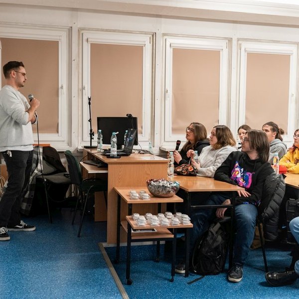 Warsztat z modelowania postaci 3D prowadzony przez Mateusza Szczepaniaka