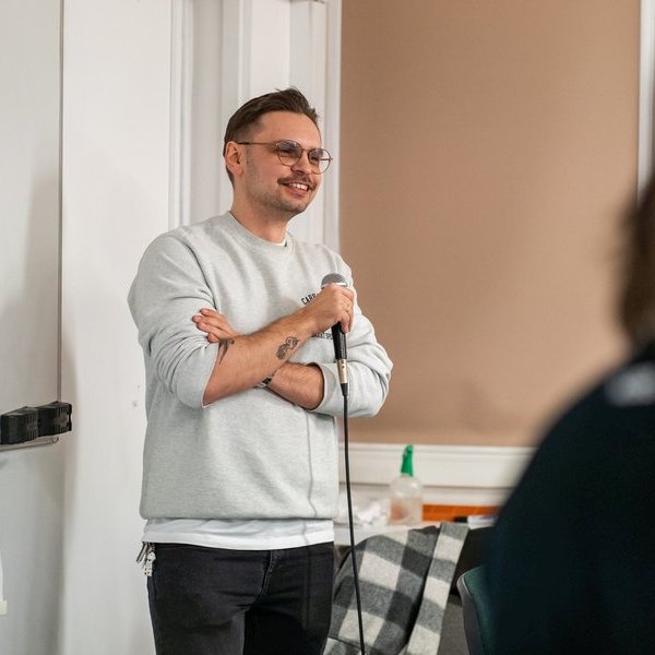 Warsztat z modelowania postaci 3D prowadzony przez Mateusza Szczepaniaka